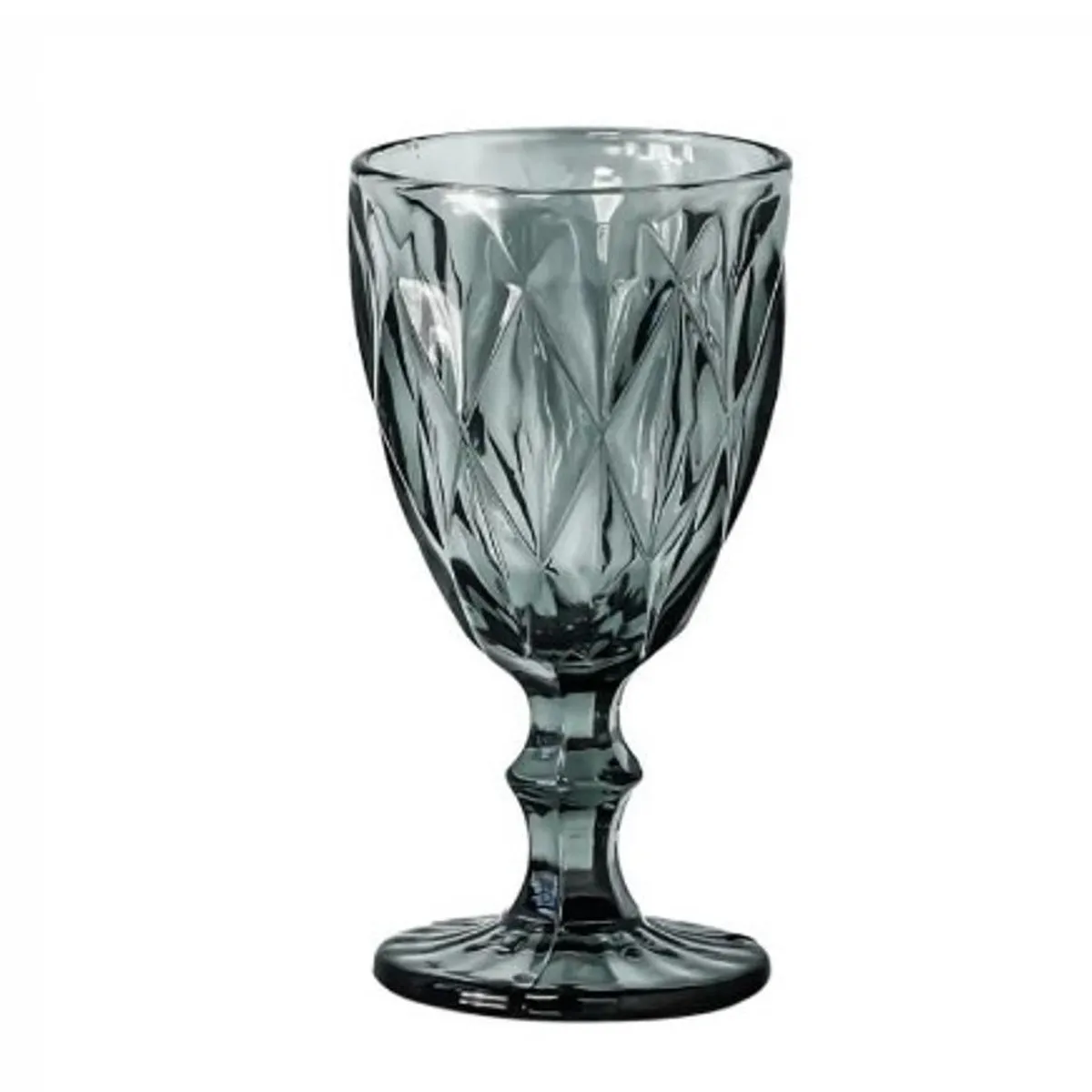 GENERICO - Copas Labradas NEGRO de Calidad 6 pzas