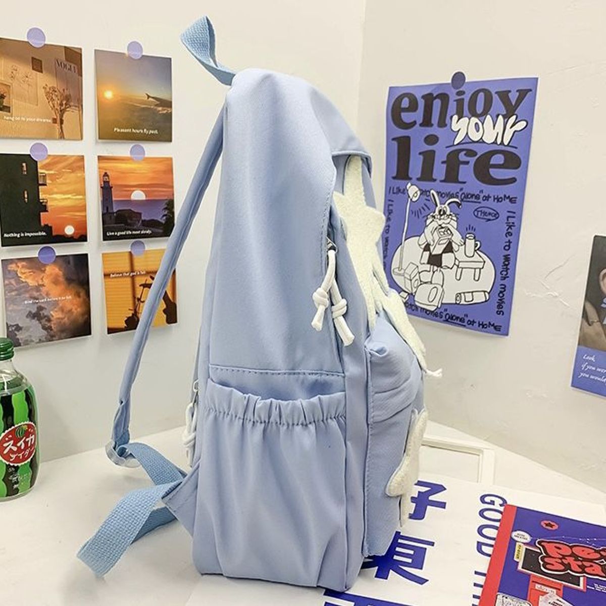 GENERICO - MOCHILA INFANTIL CON DISEÑO ESTRELLA