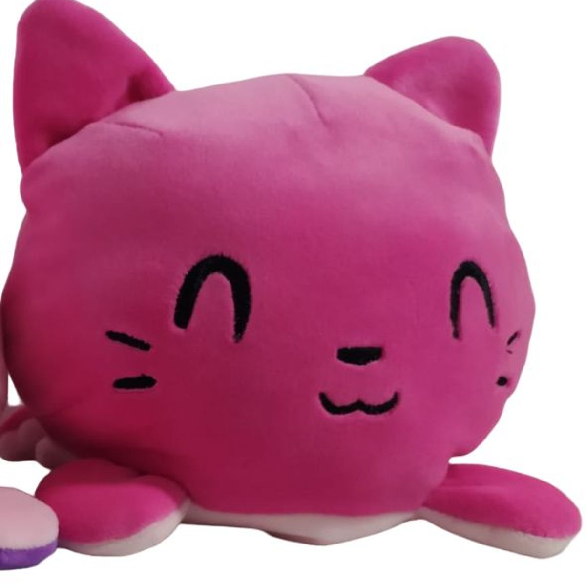 GENERICO - Gatito Reversible Turquesa-Fucsia Doble Cara