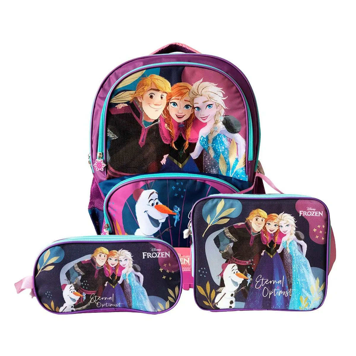 ARTESCO - Set Frozen Eternal Mochirueda  Lonchera  Cartuchera