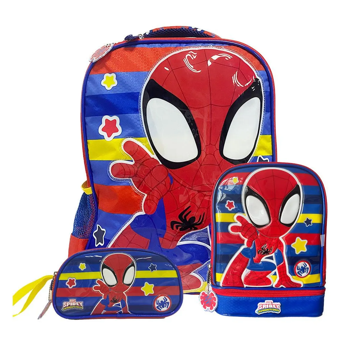 ARTESCO - Set Spiderman Pose Mochila  Lonchera  Cartuchera