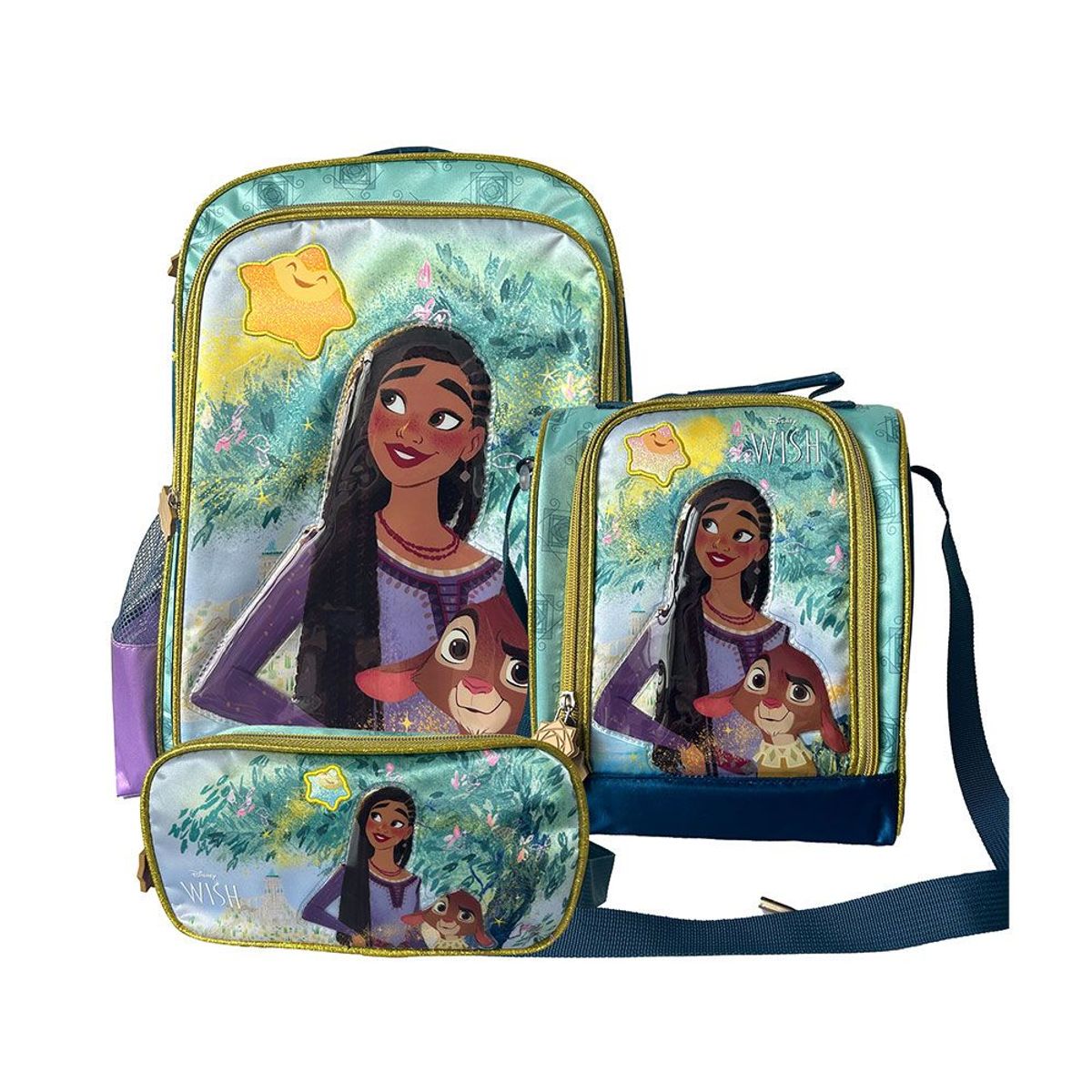 ARTESCO - Set Wish Mochila  Lonchera  Cartuchera Reg.