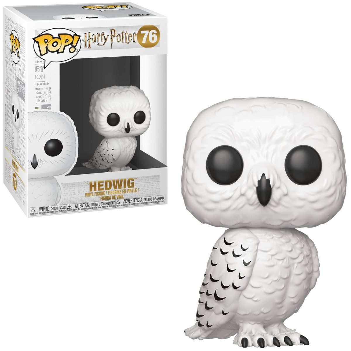 FUNKO - Funko Pop Hedwig 76 - Mascota lechuza de Harry Potter