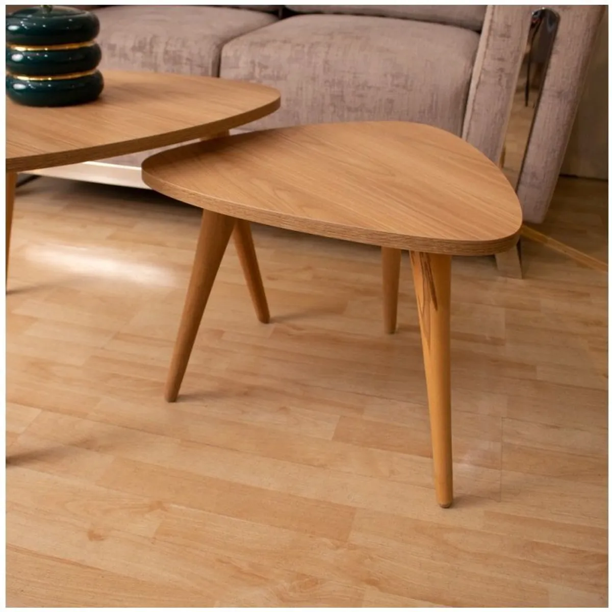 GENERICO - Mesa de centro estilo nido roble