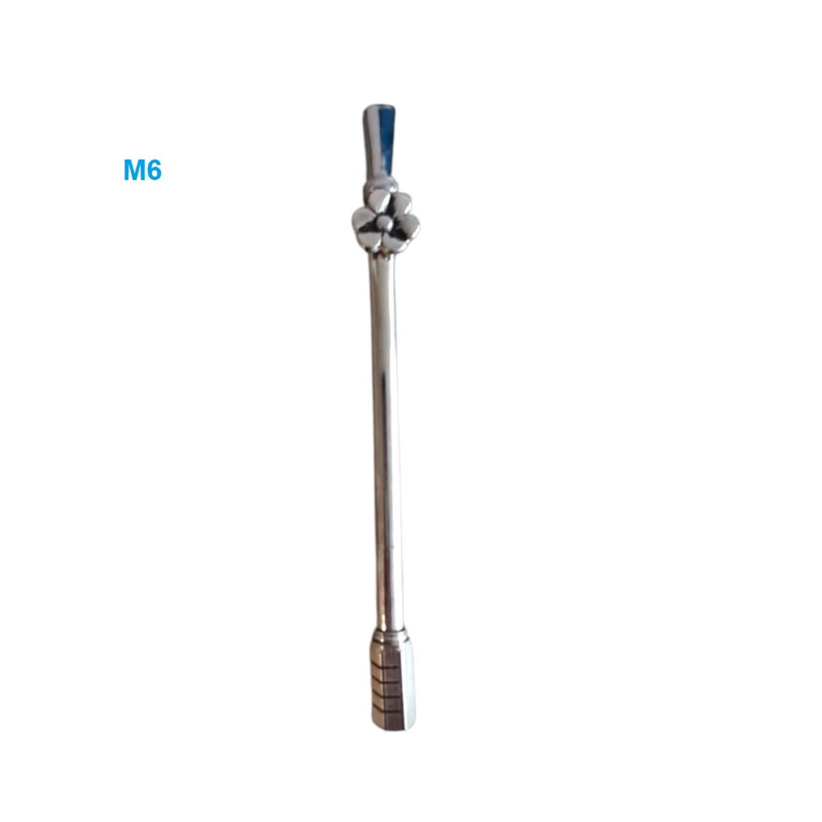 GENERICO - Bombilla Para Tomar Mate Argentina de Bronce Niquelado