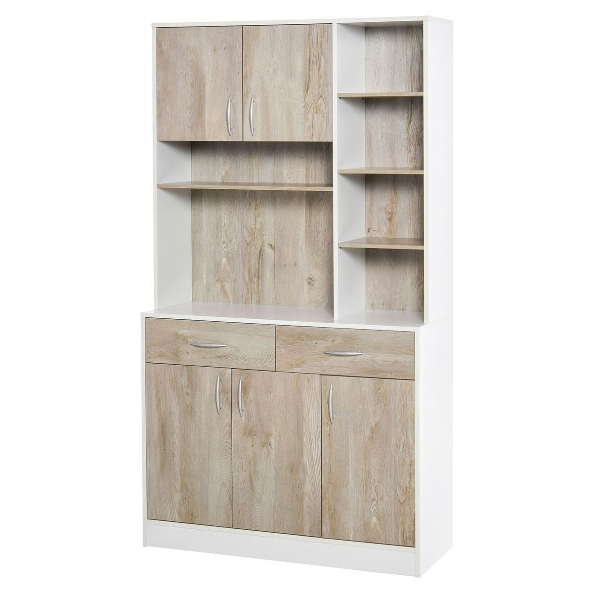 VENTITAS HOME - Repostero de Cocina Scribens Ventitas Home Ceniza y Blanco