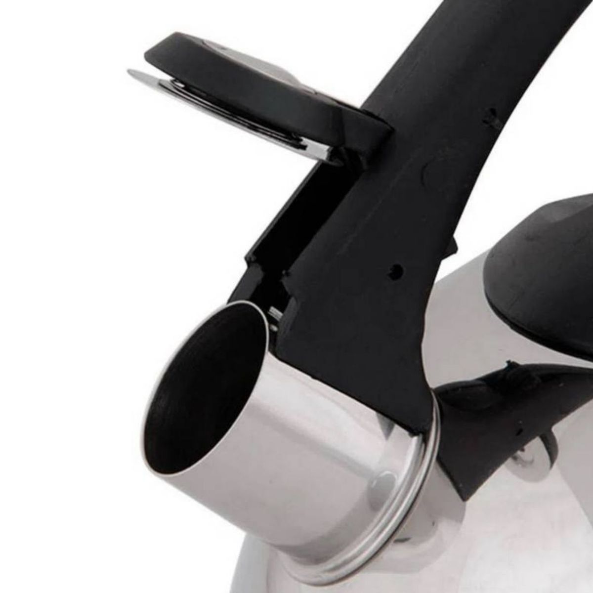 FACUSA - Tetera Elegante de Acero Inoxidable con Silbador  4.6 Lt