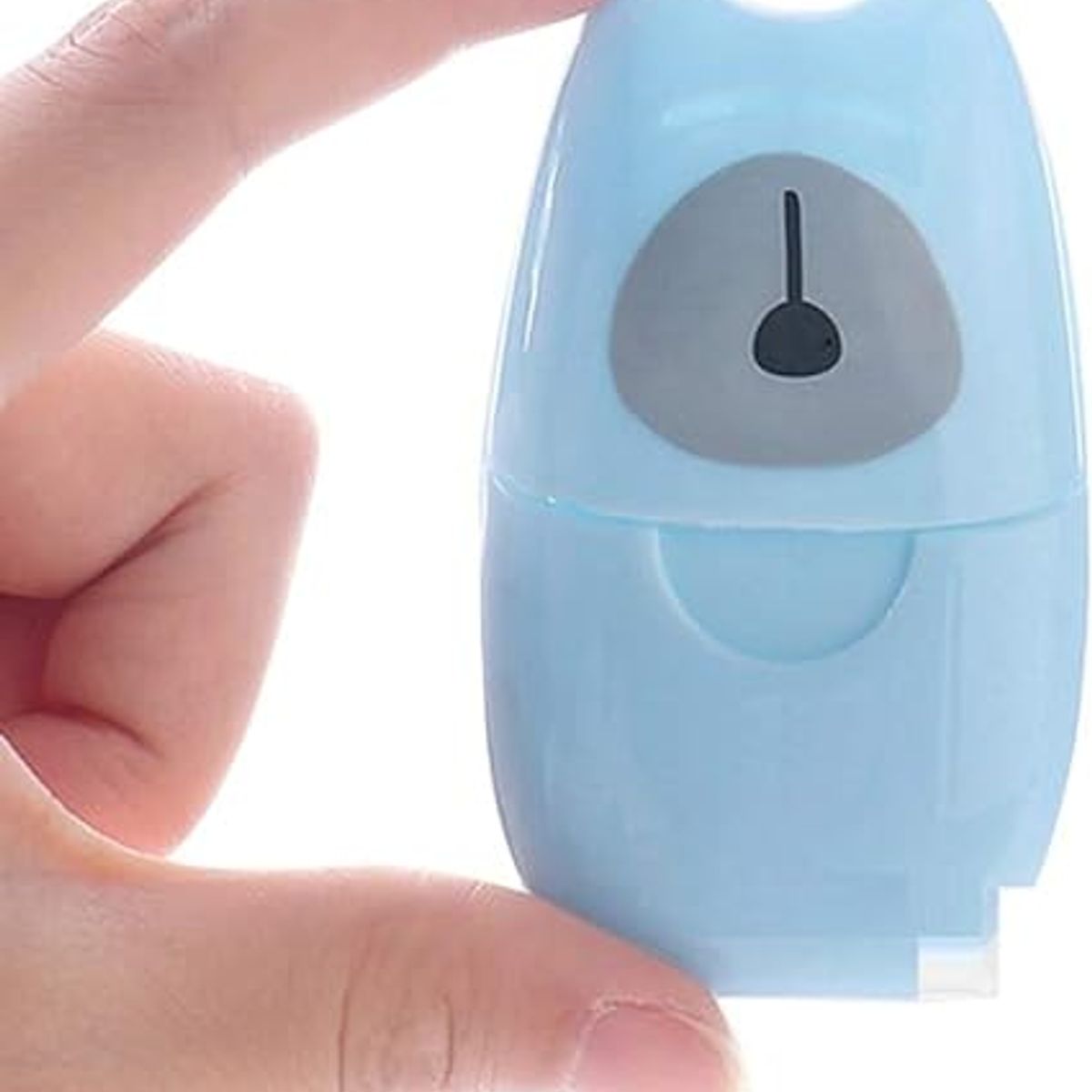 GENERICO - mini hojas de papel de jabón de viaje portátiles celeste.