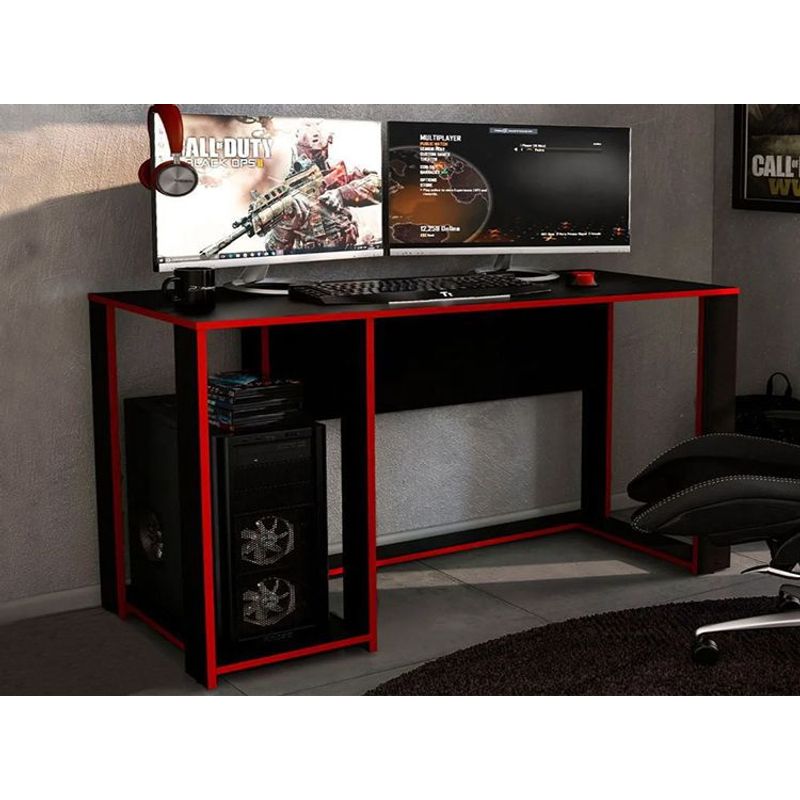 BARAKA HOME - Escritorio Gamer Nuku - Negro