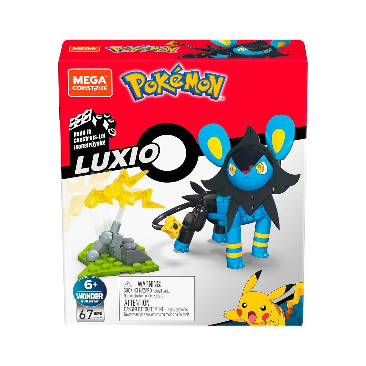 POKEMON - Pokemon Mega Luxio 67 Piezas