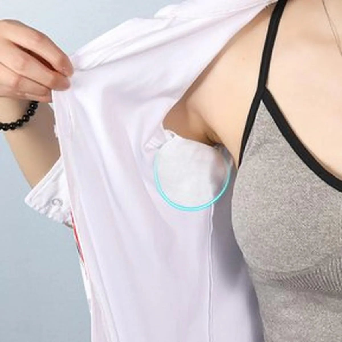 GENERICO - Almohadillas desechables para el sudor de axilas - Blanco - 10