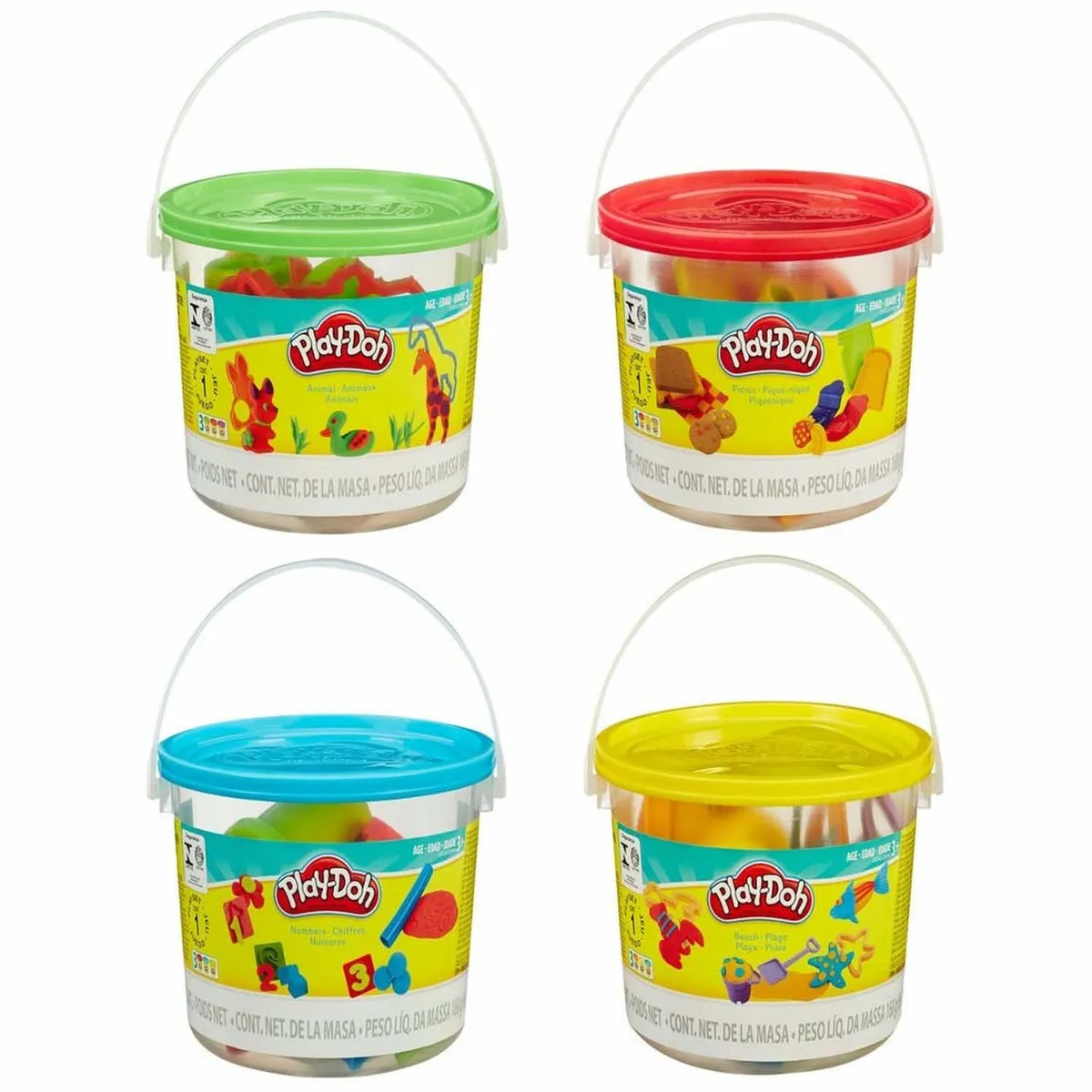 PLAY DOH - Set De Masa Moldeable Play Doh Mini Cubos Surtido