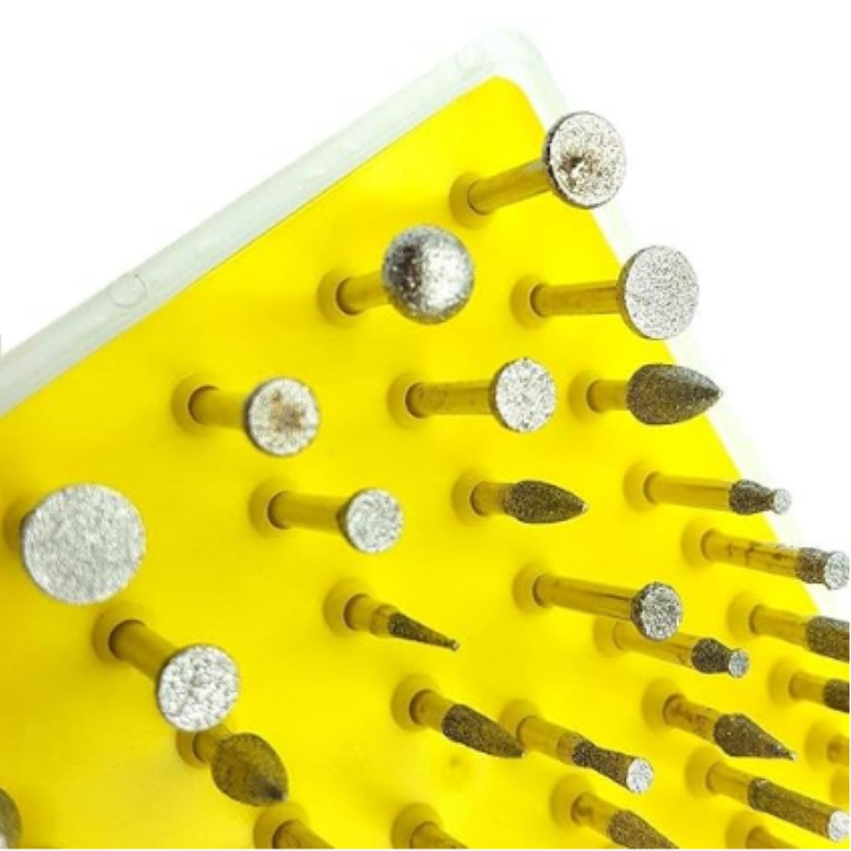 GENERICO - Set de 50 Fresas Diamantadas de 1/8" - ideal para Joyería y Artesanía