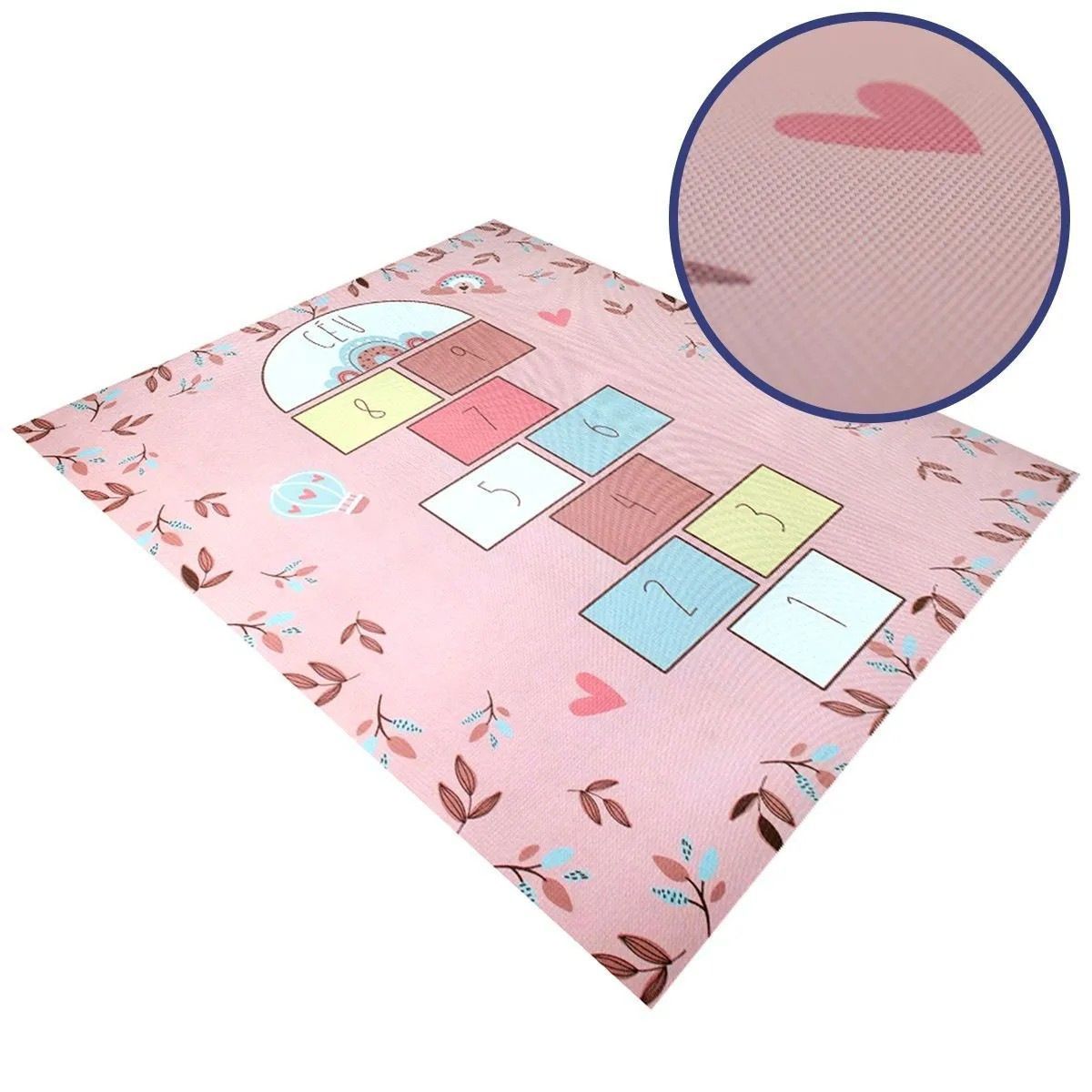 DECORPLAS - Alfombra infantil Comfort Kids Mundo de 1.00 X 1.20 mts.