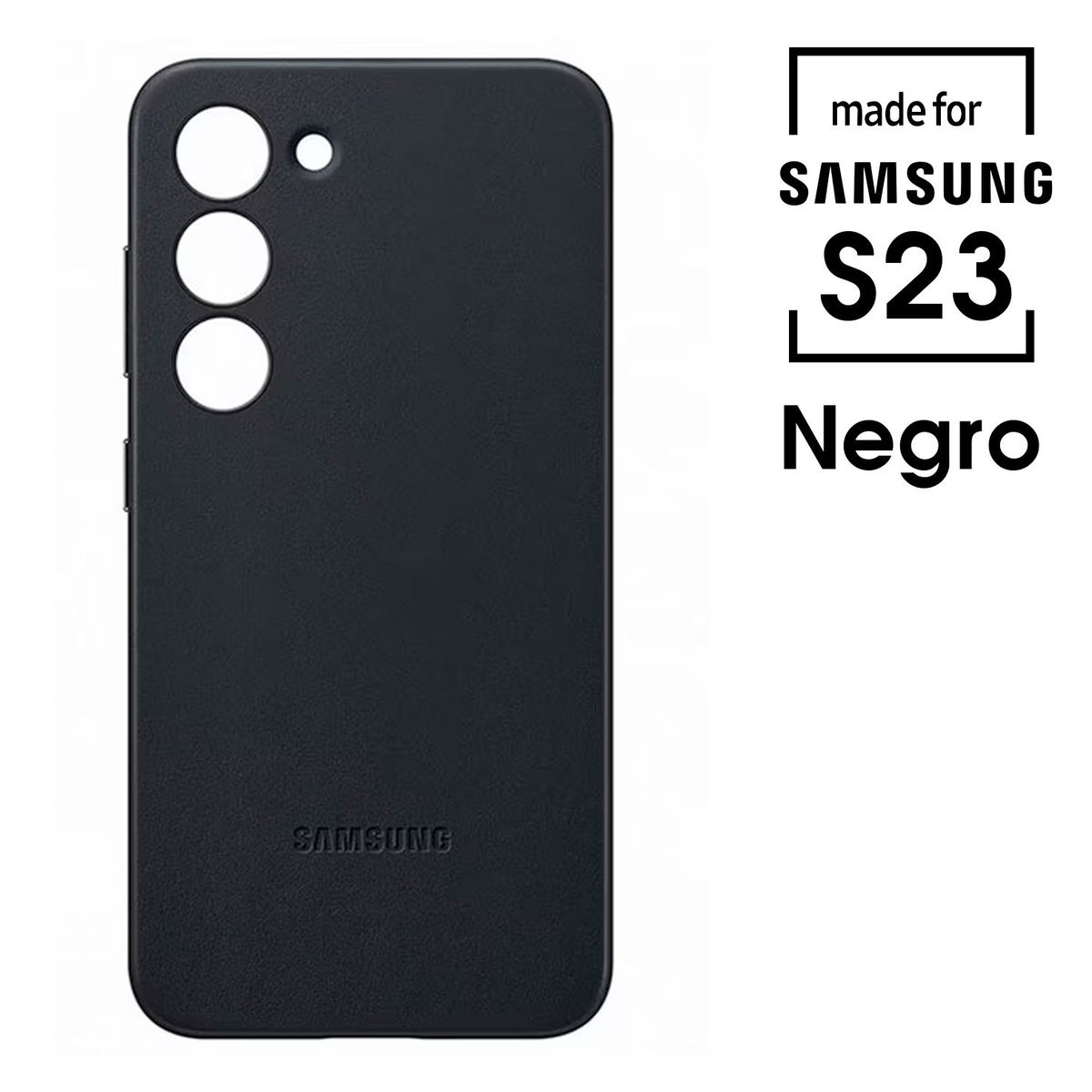SAMSUNG - Silicone Case Para Samsung S23 Negro