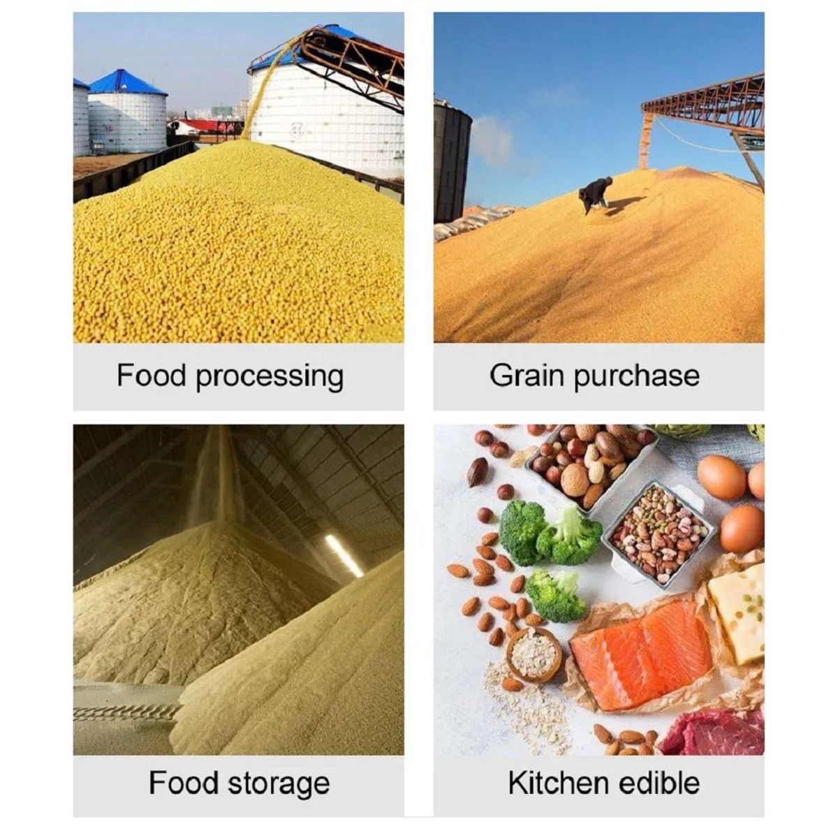 GENERICO - Medidor De Humedad Para Granos Arroz Trigo Cebada Maiz