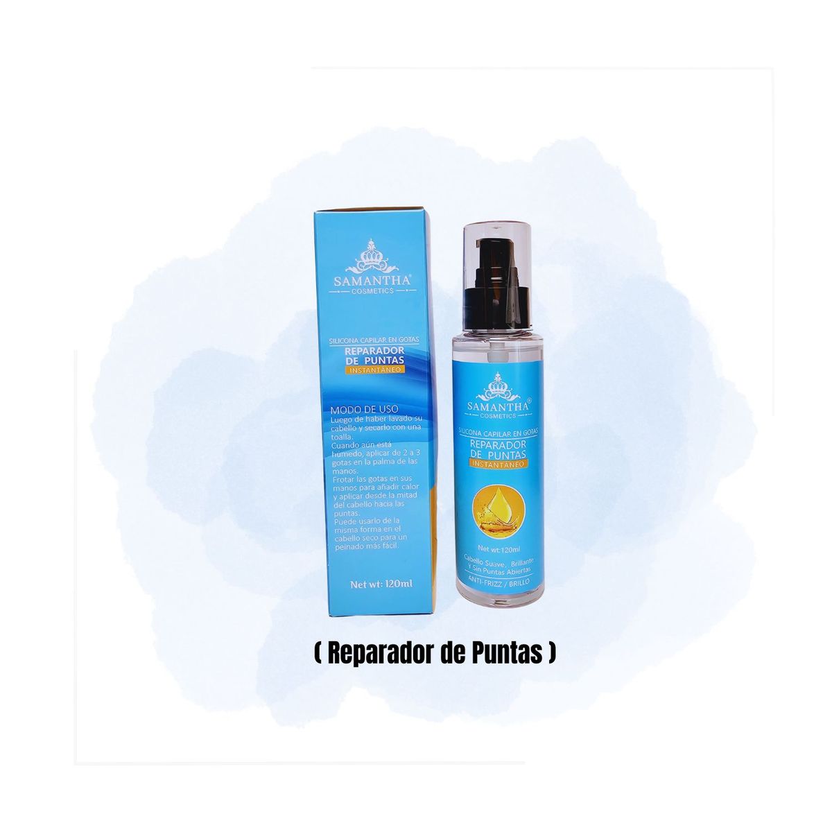 OEM - Silicona Capilar en Gotas Reparador de Puntas Instantáneo de 120ml