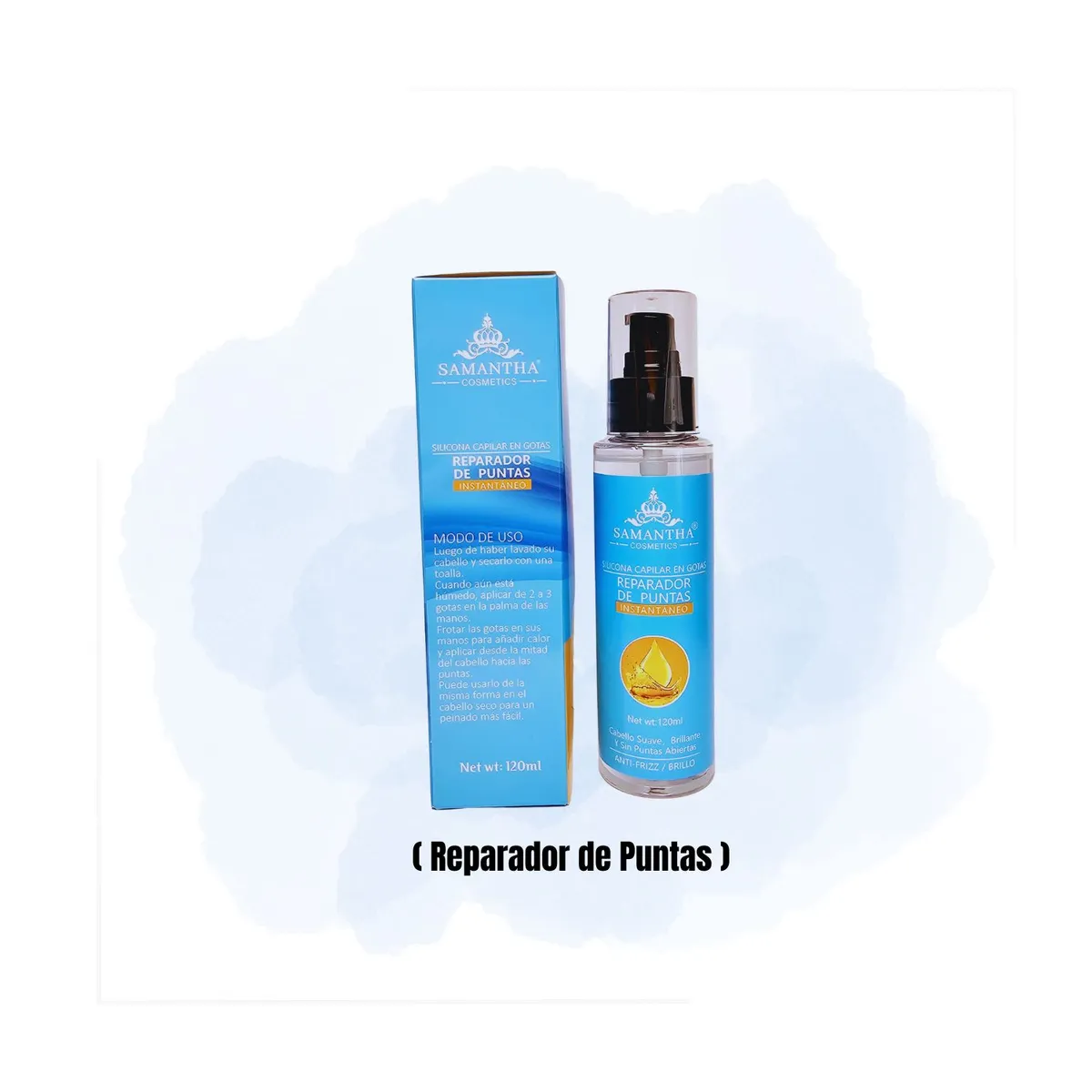 OEM - Silicona Capilar en Gotas Reparador de Puntas Instantáneo de 120ml