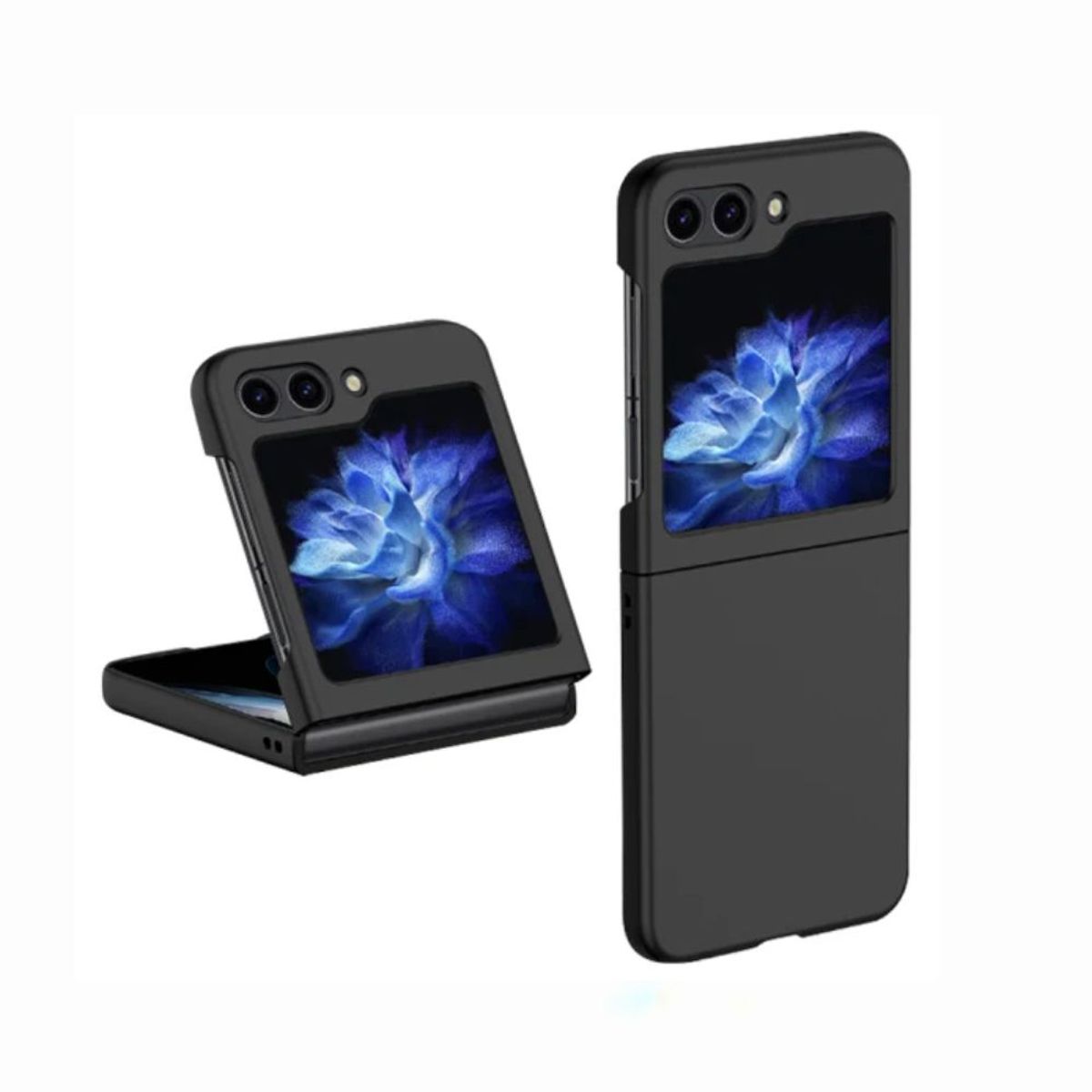 CASE - Funda de silicona para Samsung Galaxy Z Flip 5 - Negro