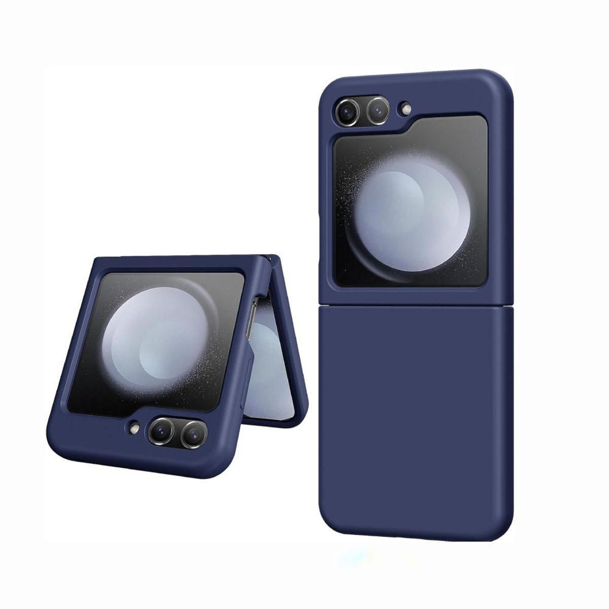 CASE - Funda de silicona para Samsung Galaxy Z Flip 5 - Azul