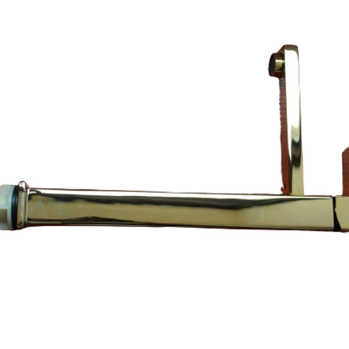 GENERICO - Caño 30 cm Cuadrado Oro Brillante