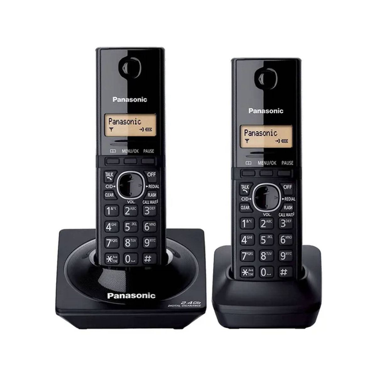 PANASONIC - TELÉFONO FIJO PANASONIC INALÁMBRICO NEGRO KX-TG3452LCB