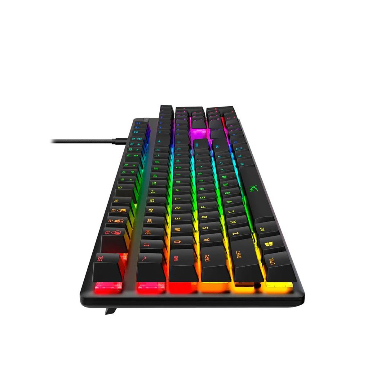 HYPERX - Teclado Gamer HyperX Alloy Origins RGB Mecanico Blue Switches Español