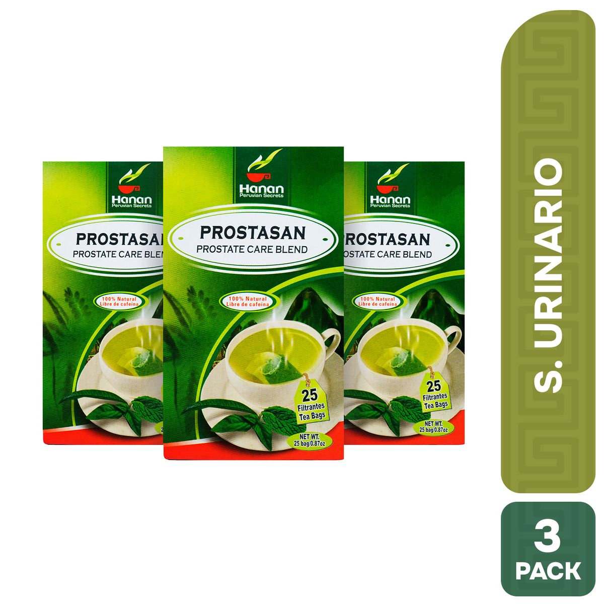 HANAN PERUVIAN SECRETS - Prostasan Filtrante Hanan Tripack 25 und