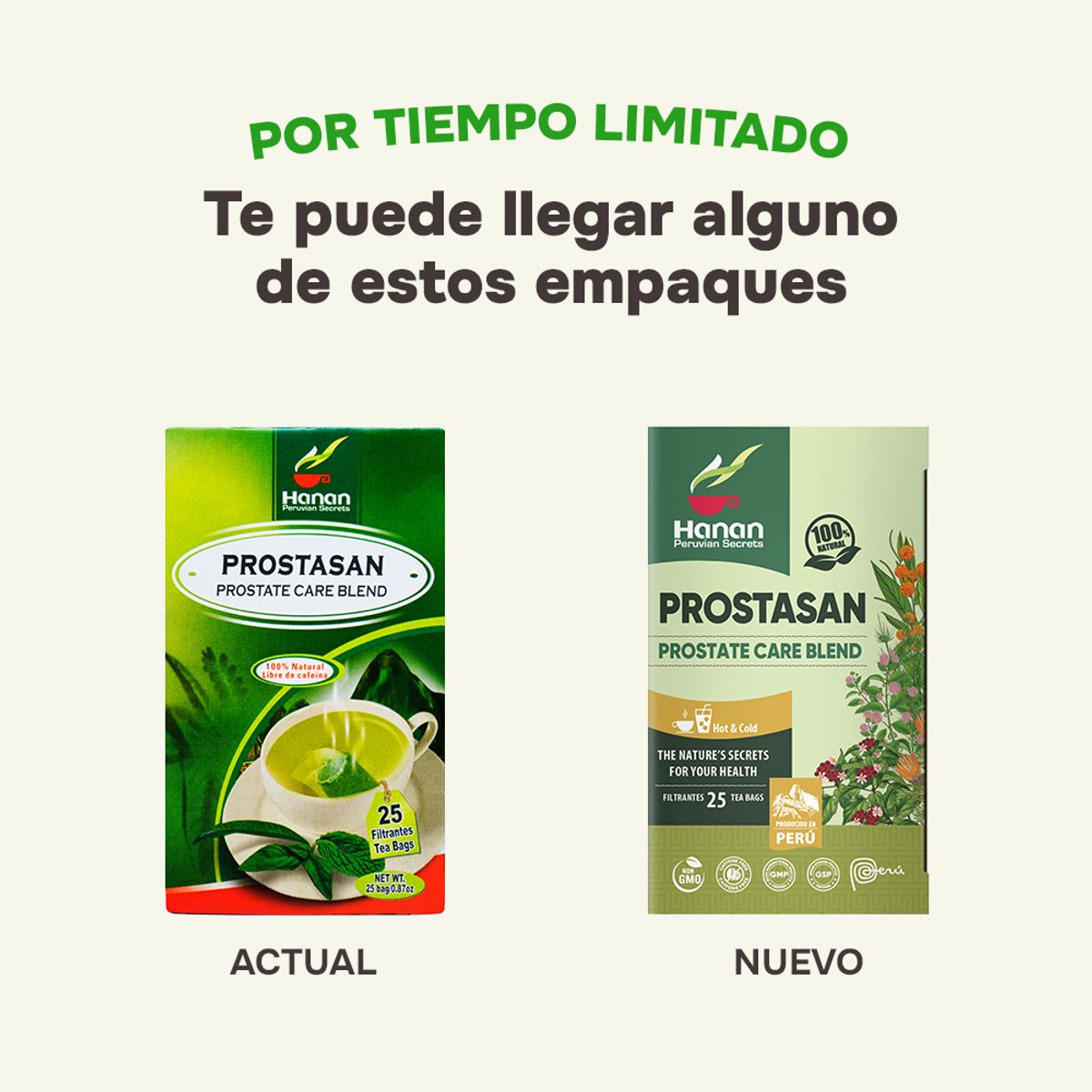 HANAN PERUVIAN SECRETS - Prostasan Filtrante Hanan Tripack 25 und