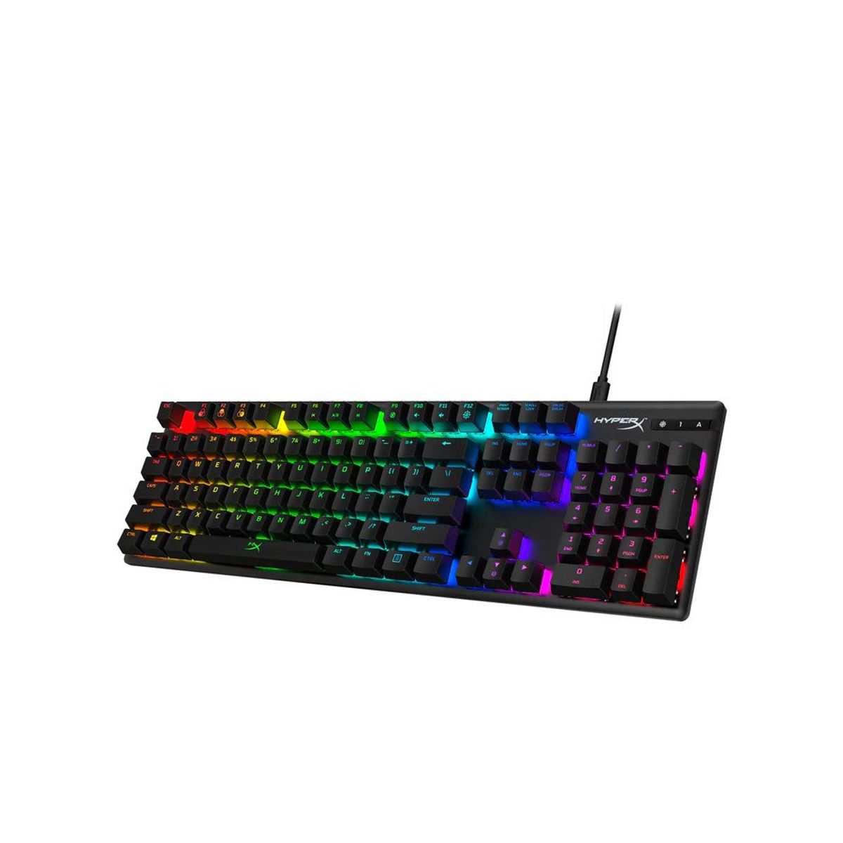 HYPERX - Teclado Gamer HyperX Alloy Origings RGB Mecanico Red Switches Español