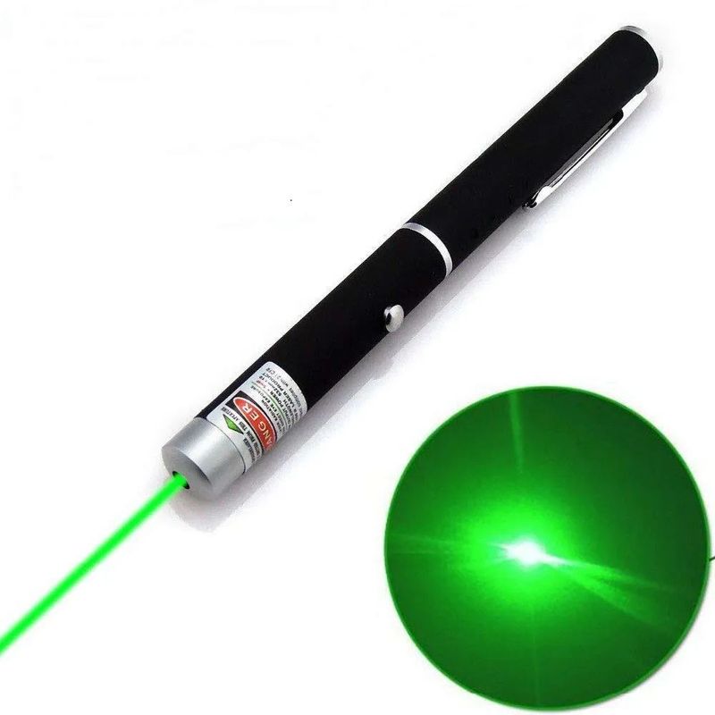 OEM - Puntero Láser Verde 12 en 1 Alta Potencia 12 Forma Diferente