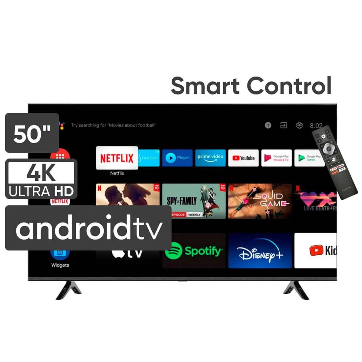 BLACKLINE - Televisor BLACKLINE LED 50" UHD 4K Smart Tv BL-TV50UEG5F4PE 2024