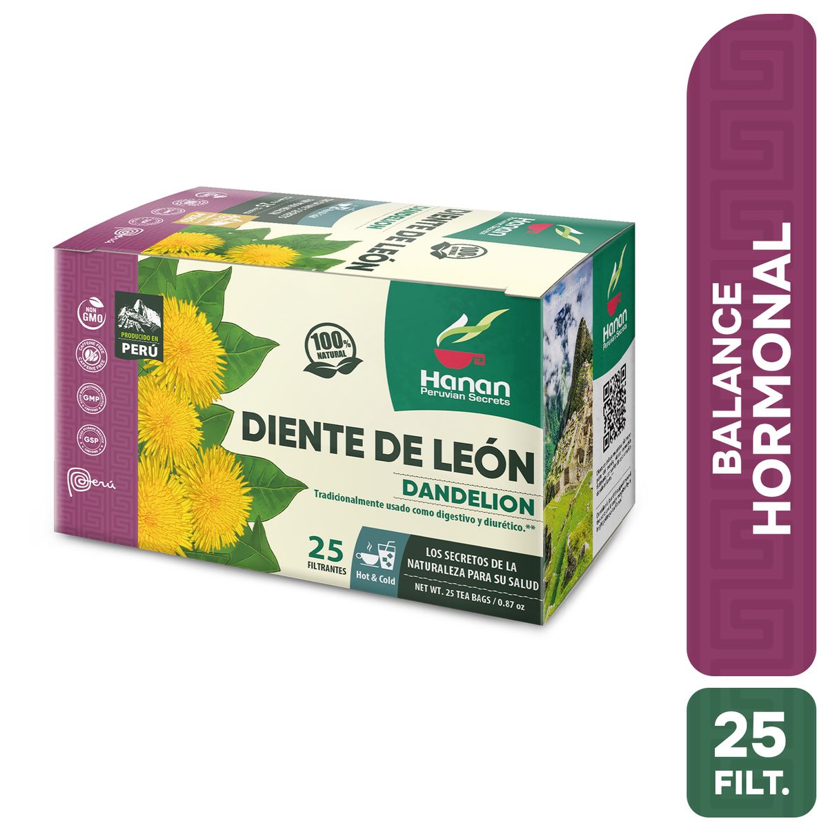 HANAN PERUVIAN SECRETS - Diente de León Filtrante Hanan Tripack 25 und