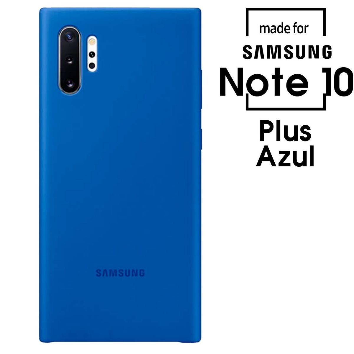 SAMSUNG - Silicone Case Para Samsung Note 10 Plus Azul