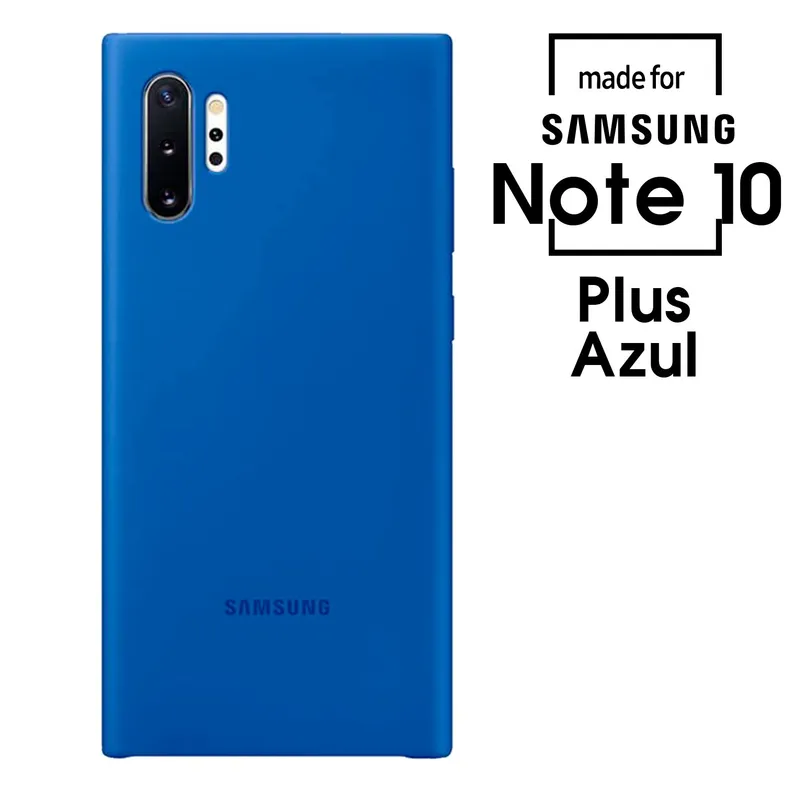 SAMSUNG - Silicone Case Para Samsung Note 10 Plus Azul