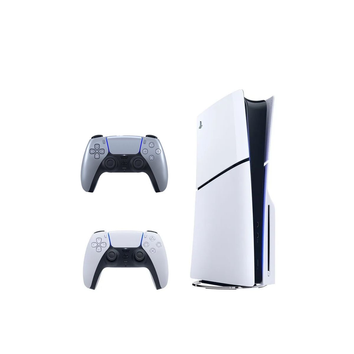 SONY - Consola Playstation 5 Slim Lectora de Discos + Mando Plateado