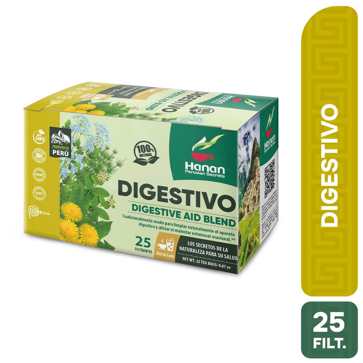 HANAN PERUVIAN SECRETS - Digestivo Filtrante Hanan Tripack 25 und