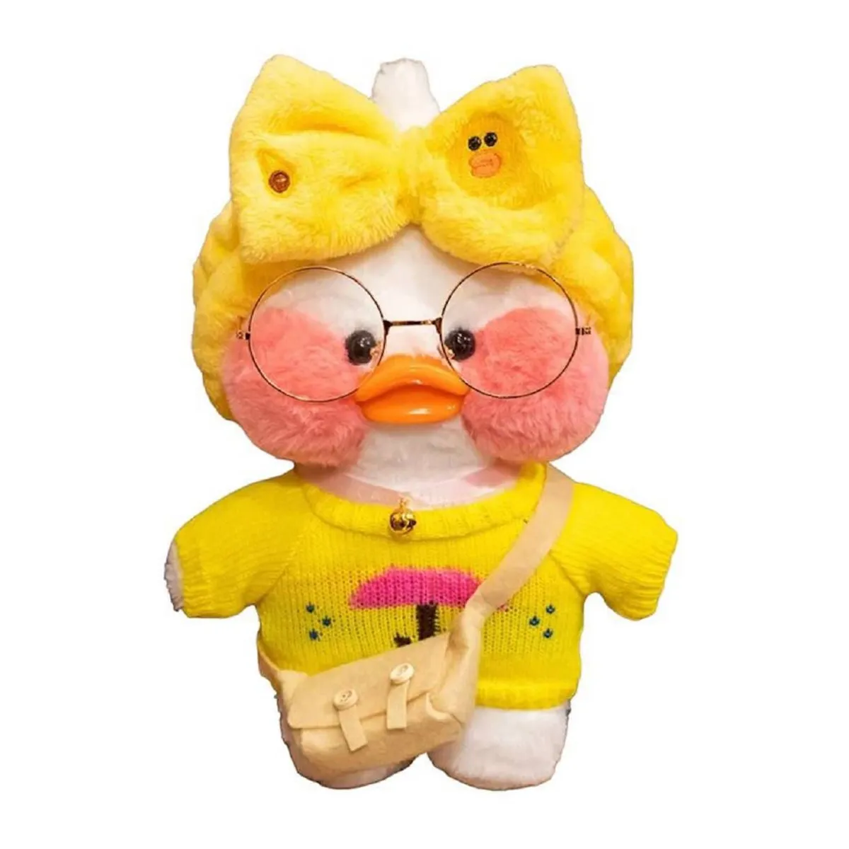 GENERICO - Juguete Peluche De Patito Lalafanfan Kawaii 30 Cm