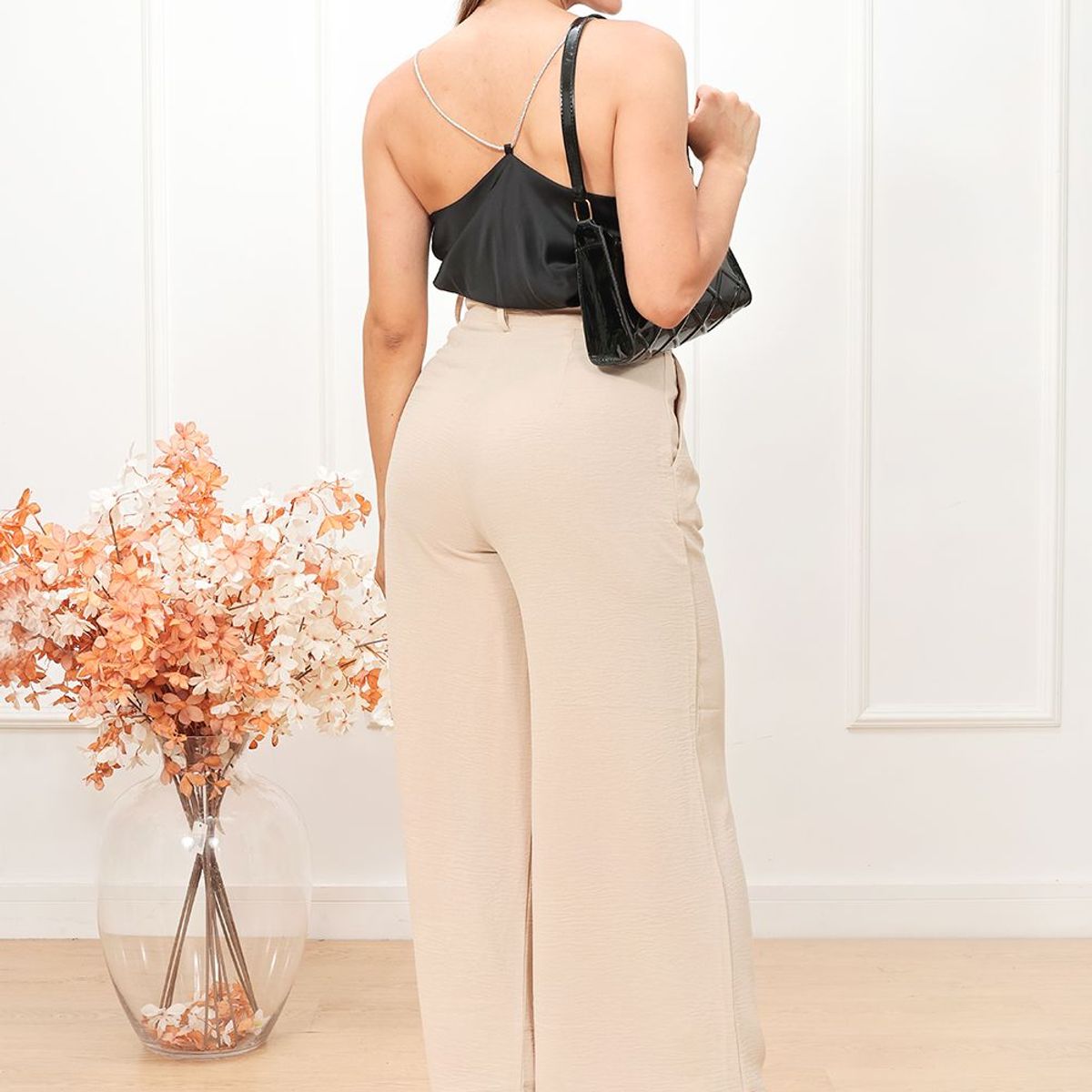 GENERICO - Pantalon Casual Mujer Camila Color Beige Estacion 108