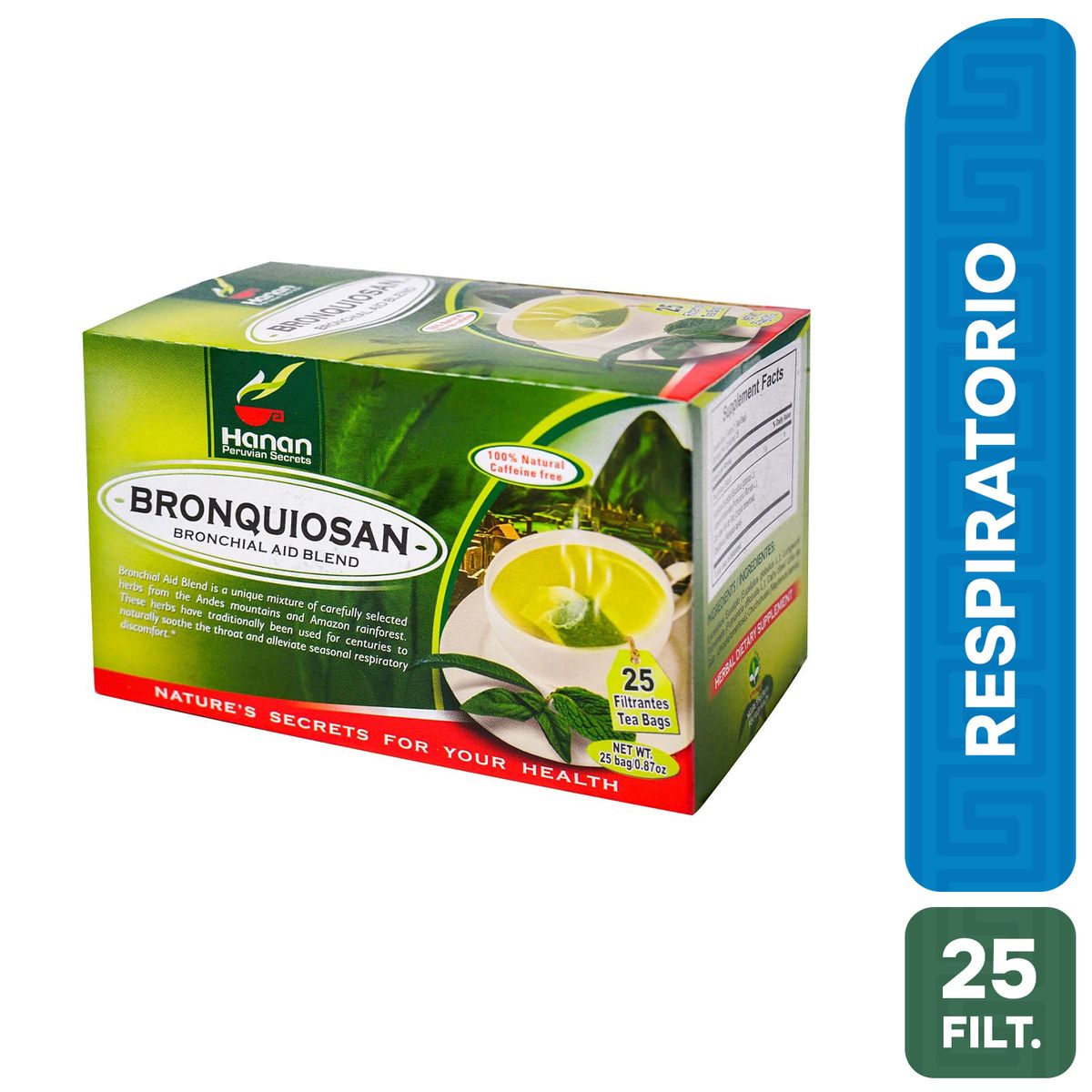 HANAN PERUVIAN SECRETS - Bronquiosan Filtrante Hanan Tripack 25 und
