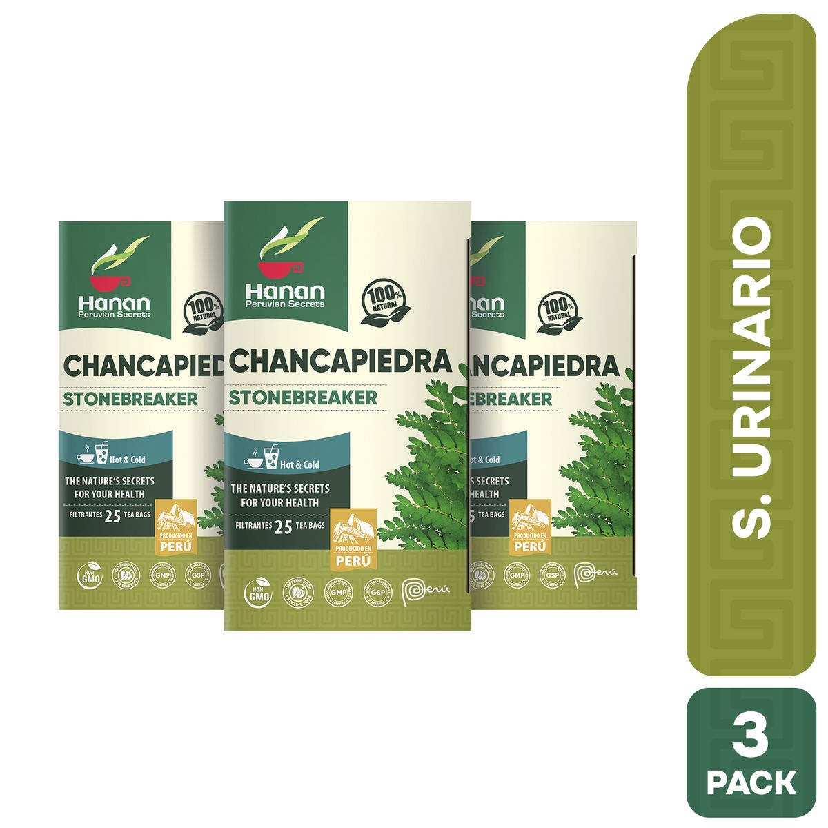 HANAN PERUVIAN SECRETS - Chancapiedra Filtrante Hanan Tripack 25 und