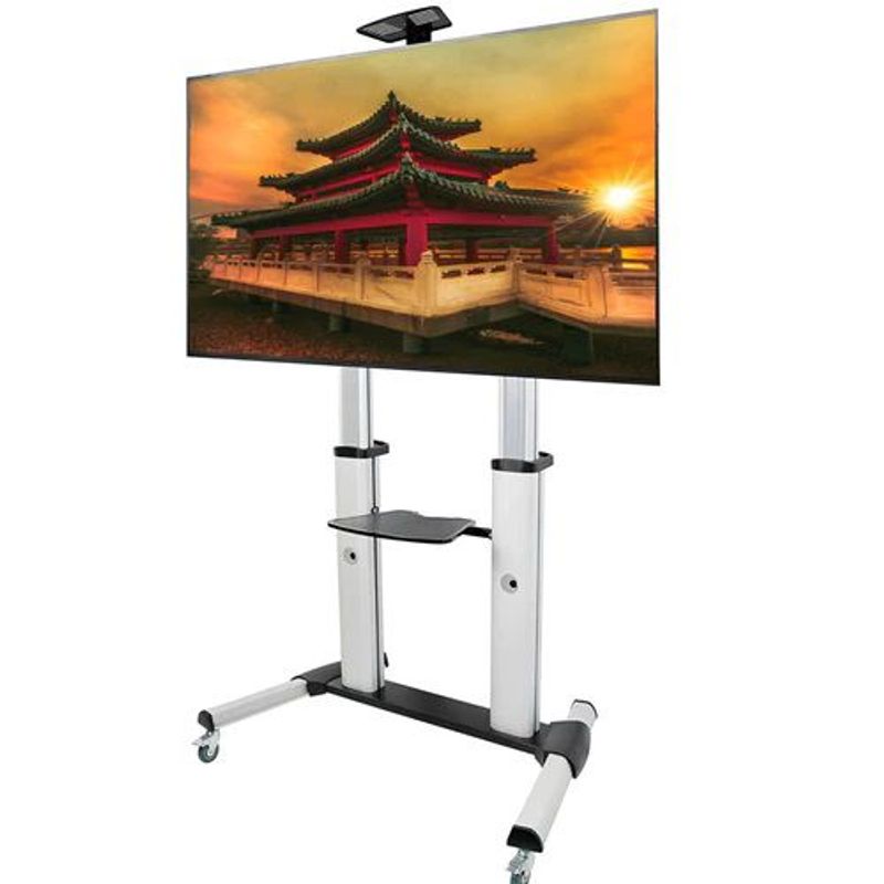 GENERICO - MONTECH - Pedestal de Aluminio para TV 60 a 100 Pulg /Altura Regulable