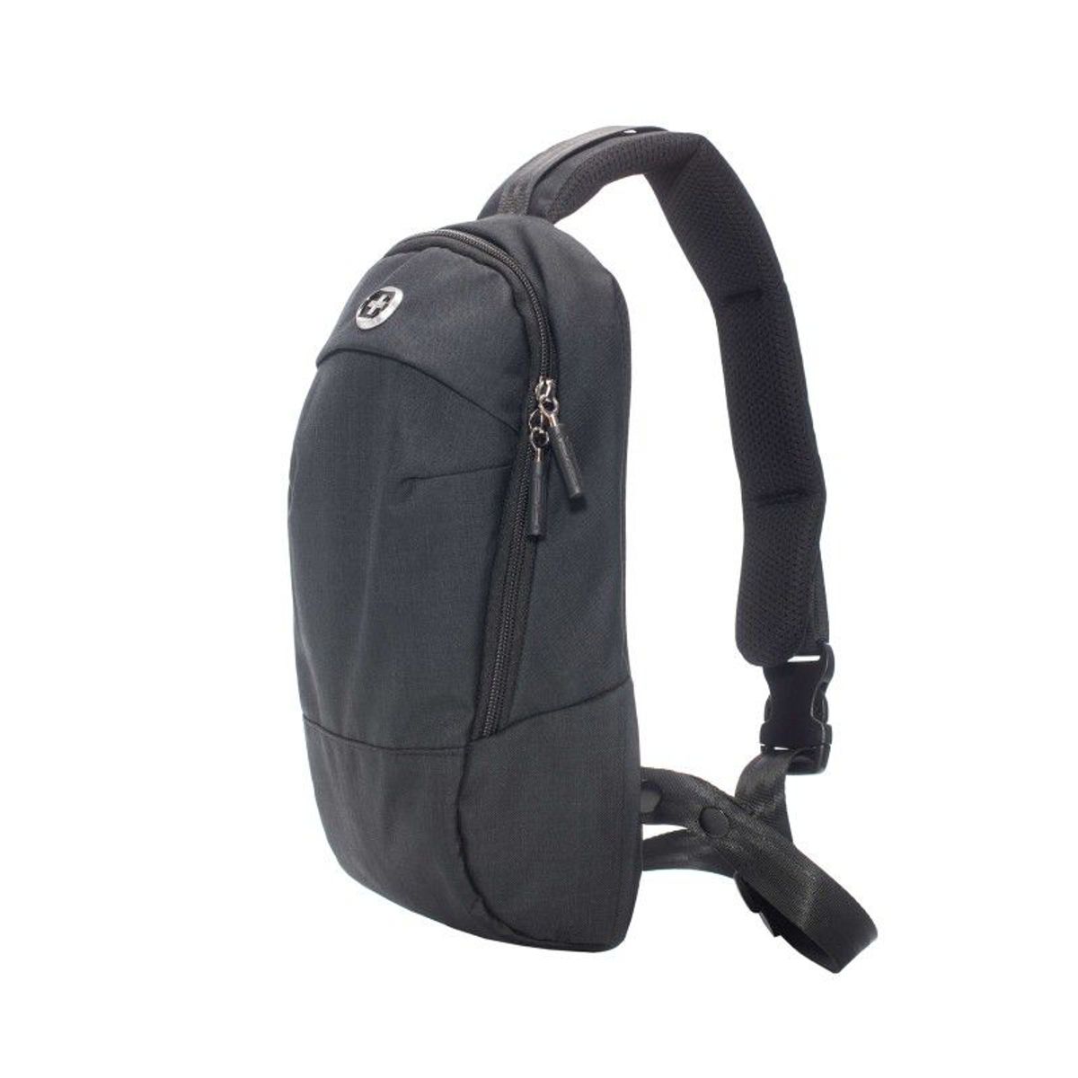 SWISS DIGITAL - Mochila Morral Pechera Swiss Digital Urbana SD728-BLK