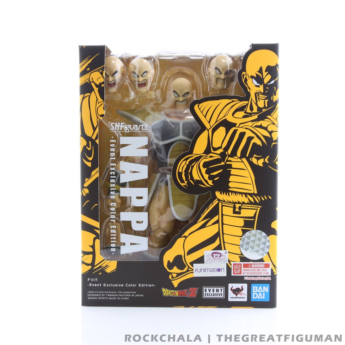 BANDAI - SDCC 2021 Dragon Ball Z SH Figuarts NAPPA Evento Exclusivo
