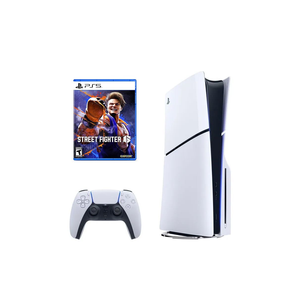 SONY - Consola Playstation 5 Slim Lectora de Discos + Street Fighter 6