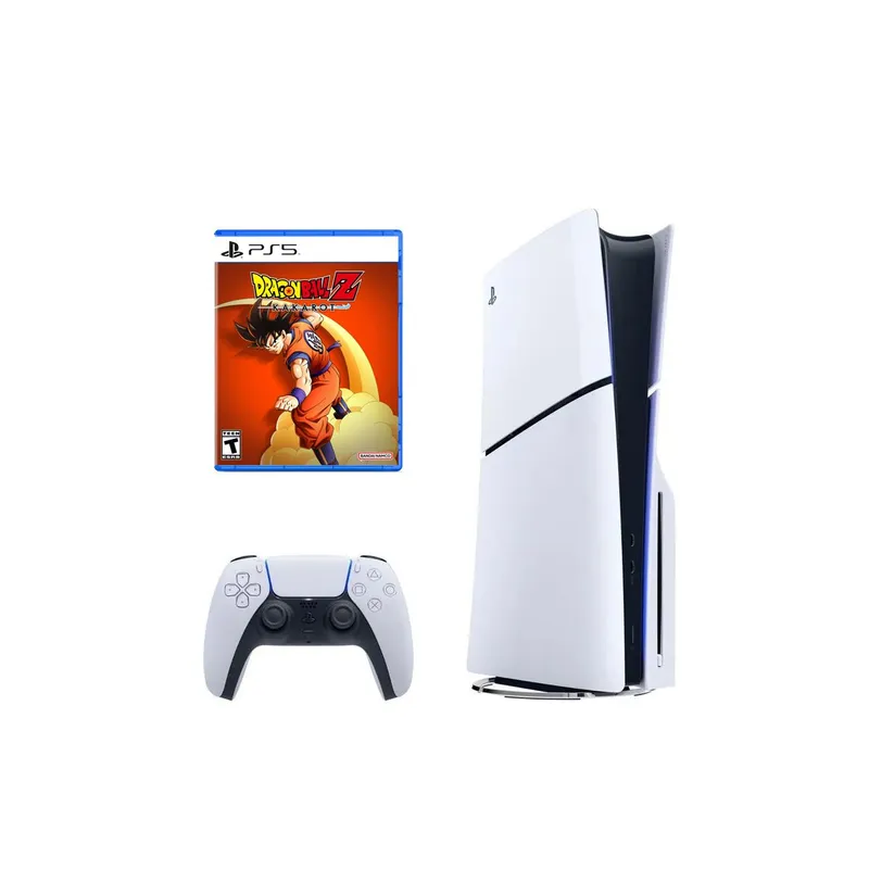 SONY - Consola Playstation 5 Slim Lectora de Discos + Dragon Ball Z Kakarot