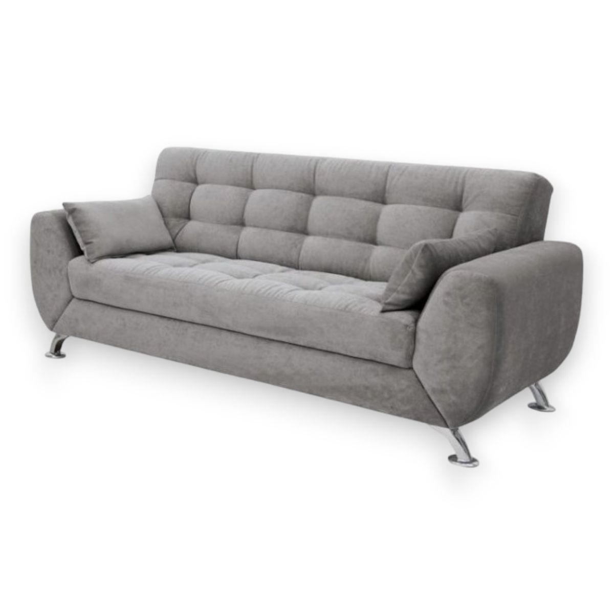 GENERICO - Sofá 3 Cuerpos Colima - Gris Claro