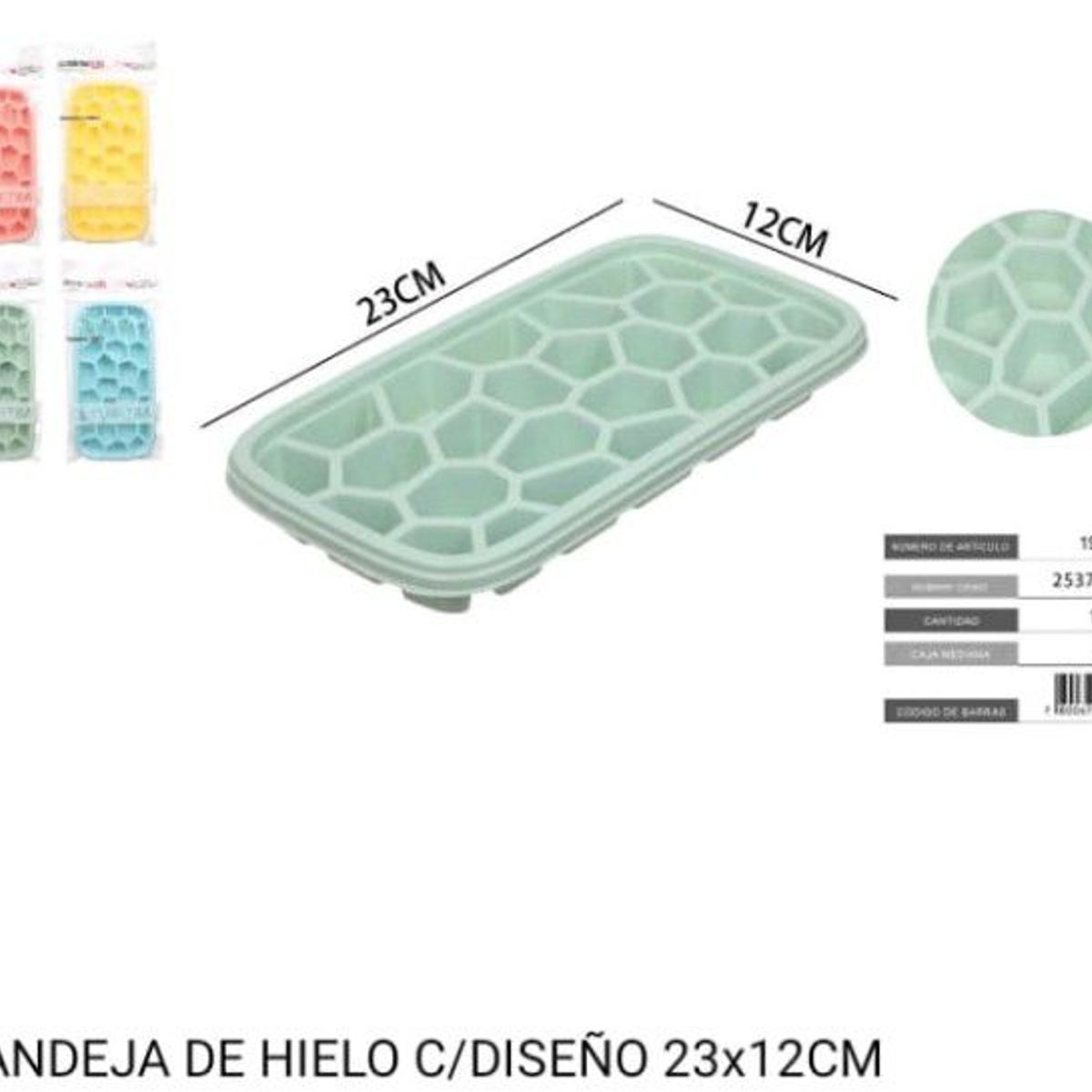 GENERICO - Cubeta de Hielo Forma de Panal