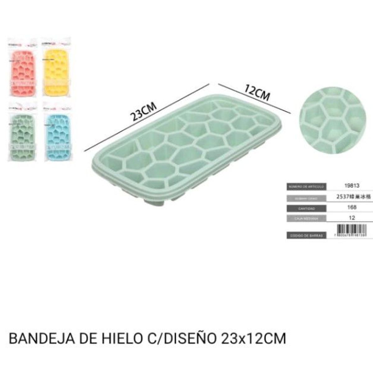 GENERICO - Cubeta de Hielo Forma de Panal