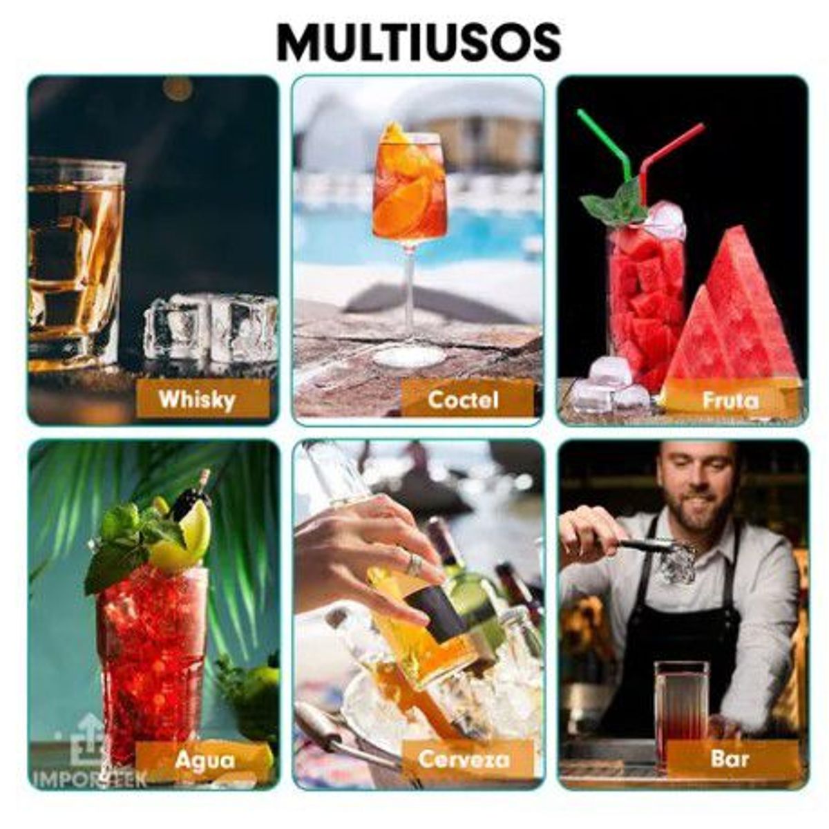 GENERICO - Cubeta de Hielo Forma de Panal